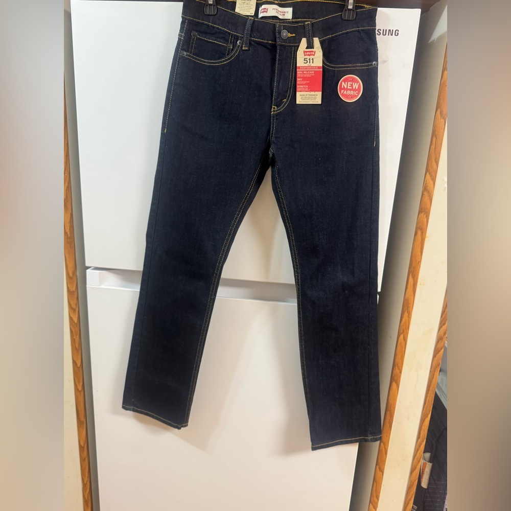 Levi's Men's Deep Indigo Straight Jeans